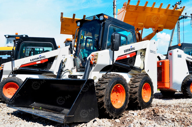 Мини погрузчик LONKING CDM312, с ковшом и вилами - Мини-погрузчик с бортовым поворотом: фото 1 Мини погрузчик LONKING CDM312, с ковшом и вилами - Мини-погрузчик с бортовым поворотом: фото 1