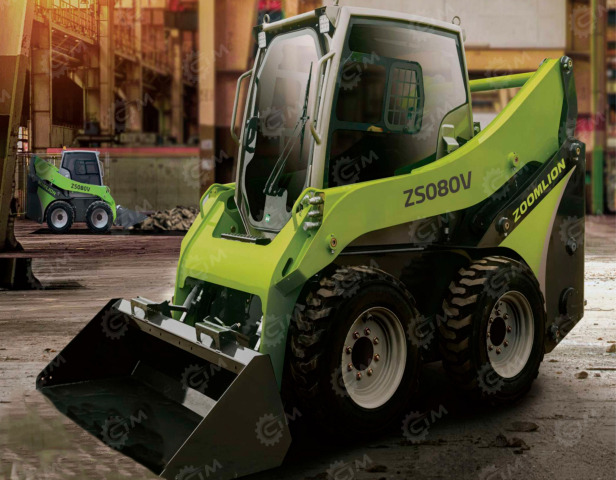 Мини-погрузчик ZOOMLION ZS080V - Мини-погрузчик с бортовым поворотом: фото 1 Мини-погрузчик ZOOMLION ZS080V - Мини-погрузчик с бортовым поворотом: фото 1