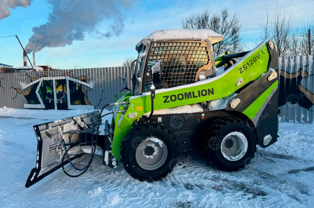 Мини погрузчик ZOOMLION ZS120V с щеткой, дорожной фрезой - Мини-погрузчик (с бортовым поворотом): фото 1 Мини погрузчик ZOOMLION ZS120V с щеткой, дорожной фрезой - Мини-погрузчик (с бортовым поворотом): фото 1