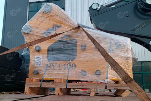 Гидромолот на экскаватор колесный YUGONG YG215(SY1400) - Навесное оборудование: фото 1 Гидромолот на экскаватор колесный YUGONG YG215(SY1400) - Навесное оборудование: фото 1