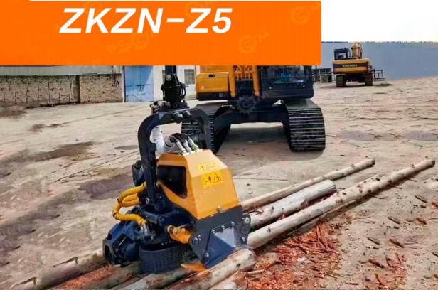 Навесное оборудование для экскаватора Харвестер Z5 - Валочная головка: фото 1 Навесное оборудование для экскаватора Харвестер Z5 - Валочная головка: фото 1