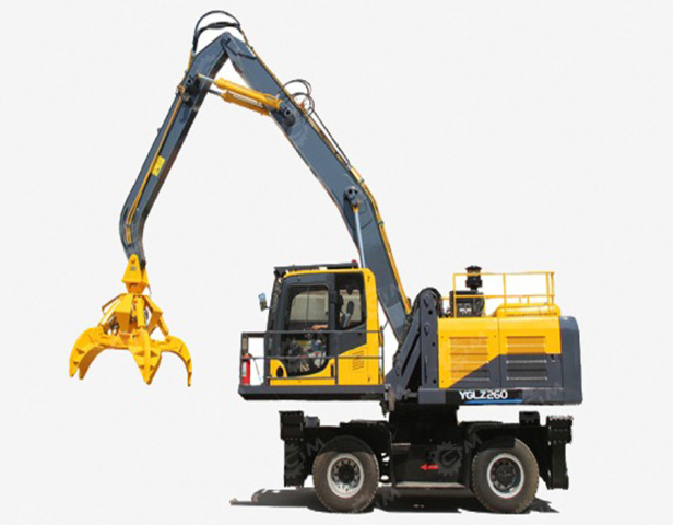 Перегружатель колесный Sinomach YGLZ260 (вес 34т, с грейферным захватом) - Перегружатель: фото 1 Перегружатель колесный Sinomach YGLZ260 (вес 34т, с грейферным захватом) - Перегружатель: фото 1