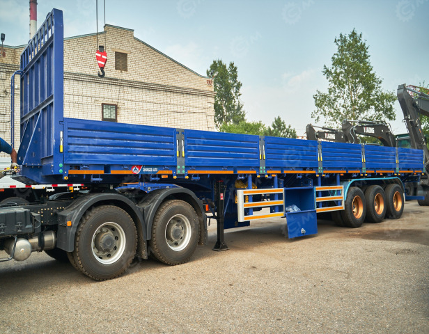 Полуприцеп бортовой LUXUDA LZC9408 3 оси FUWA 13т г/п 60т (рессоры, фитинги, коники) - Бортовой полуприцеп/ Платформа: фото 1 Полуприцеп бортовой LUXUDA LZC9408 3 оси FUWA 13т г/п 60т (рессоры, фитинги, коники) - Бортовой полуприцеп/ Платформа: фото 1