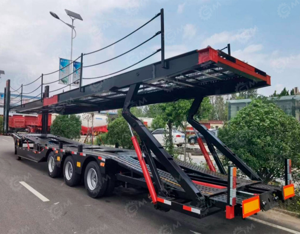 Полуприцеп контейнеровоз автовоз (6 авто/2 контейнера 20ф) LUXUDA 3 оси FUWA, пневмоподвеска - Полуприцеп-автовоз: фото 1 Полуприцеп контейнеровоз автовоз (6 авто/2 контейнера 20ф) LUXUDA 3 оси FUWA, пневмоподвеска - Полуприцеп-автовоз: фото 1