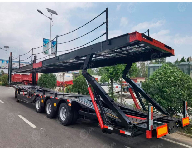 Полуприцеп контейнеровоз автовоз (6 авто/2 контейнера 20ф) LUXUDA 3 оси SAF, пневмоподвеска, пе - Полуприцеп-автовоз: фото 1 Полуприцеп контейнеровоз автовоз (6 авто/2 контейнера 20ф) LUXUDA 3 оси SAF, пневмоподвеска, пе - Полуприцеп-автовоз: фото 1