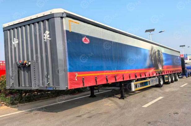 Полуприцеп шторка LUXUDA 4 оси, пневмоподвеска, 40 тонн, передняя ось ленивая, 16.5*2.55*3.99м - Тентованный полуприцеп: фото 1 Полуприцеп шторка LUXUDA 4 оси, пневмоподвеска, 40 тонн, передняя ось ленивая, 16.5*2.55*3.99м - Тентованный полуприцеп: фото 1