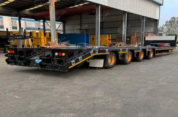 Полуприцеп трал LUXUDA 4 оси, 60т, 16500х2500х3650 складывающимися трапами вровень с полом, пер - Низкорамный полуприцеп: фото 1 Полуприцеп трал LUXUDA 4 оси, 60т, 16500х2500х3650 складывающимися трапами вровень с полом, пер - Низкорамный полуприцеп: фото 1