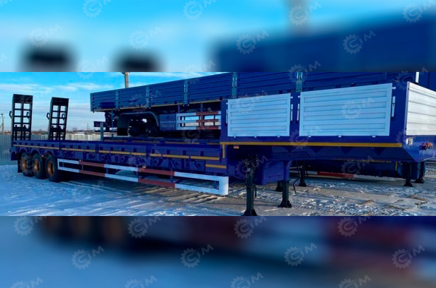 Полуприцеп-трал с уширителями модель:LYR9606TDP, марка: AMUR, габариты:16400*2500*2900мм, г/п - Низкорамный полуприцеп: фото 1 Полуприцеп-трал с уширителями модель:LYR9606TDP, марка: AMUR, габариты:16400*2500*2900мм, г/п - Низкорамный полуприцеп: фото 1