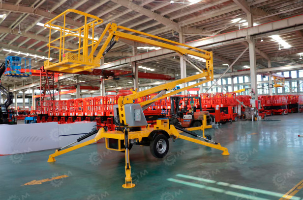 Прицепной коленчатый подъёмник электрический высота подъема 16 метров - Коленчатый подъемник: фото 1 Прицепной коленчатый подъёмник электрический высота подъема 16 метров - Коленчатый подъемник: фото 1