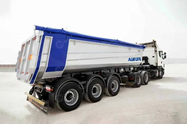 Самосвальный полуприцеп AMUR LYR9602ZX 3 оси FUWA CCУ 1150 гп 40т пневматическая подвеска, объе - Самосвальный полуприцеп: фото 1 Самосвальный полуприцеп AMUR LYR9602ZX 3 оси FUWA CCУ 1150 гп 40т пневматическая подвеска, объе - Самосвальный полуприцеп: фото 1