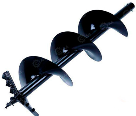 Шнек на экскаватор-погрузчик YUGONG 488CX/45-25 2м 250мм - Бур для Строительной техники: фото 1 Шнек на экскаватор-погрузчик YUGONG 488CX/45-25 2м 250мм - Бур для Строительной техники: фото 1