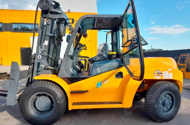 Вилочный погрузчик JAC CPCD100J гп 10т высота подъема 3м, мачта 2 секции, каретка смещения с во - Дизельный погрузчик: фото 2 Вилочный погрузчик JAC CPCD100J гп 10т высота подъема 3м, мачта 2 секции, каретка смещения с во - Дизельный погрузчик: фото 2