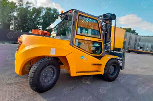 Вилочный погрузчик JAC CPCD100J гп 10т высота подъема 3м, мачта 2 секции, каретка смещения с во - Дизельный погрузчик: фото 1 Вилочный погрузчик JAC CPCD100J гп 10т высота подъема 3м, мачта 2 секции, каретка смещения с во - Дизельный погрузчик: фото 1