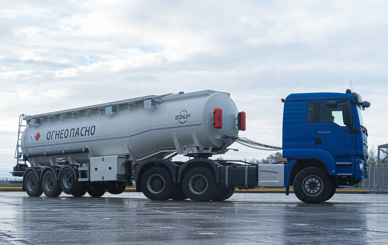 Новый Полуприцеп-цистерна Полуприцеп бензовоз Bonum 914211, 2025: фото 6