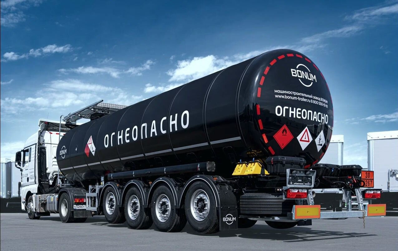 Новый Полуприцеп-цистерна Полуприцеп битумовоз Bonum 31 куб.м, 2024: фото 6