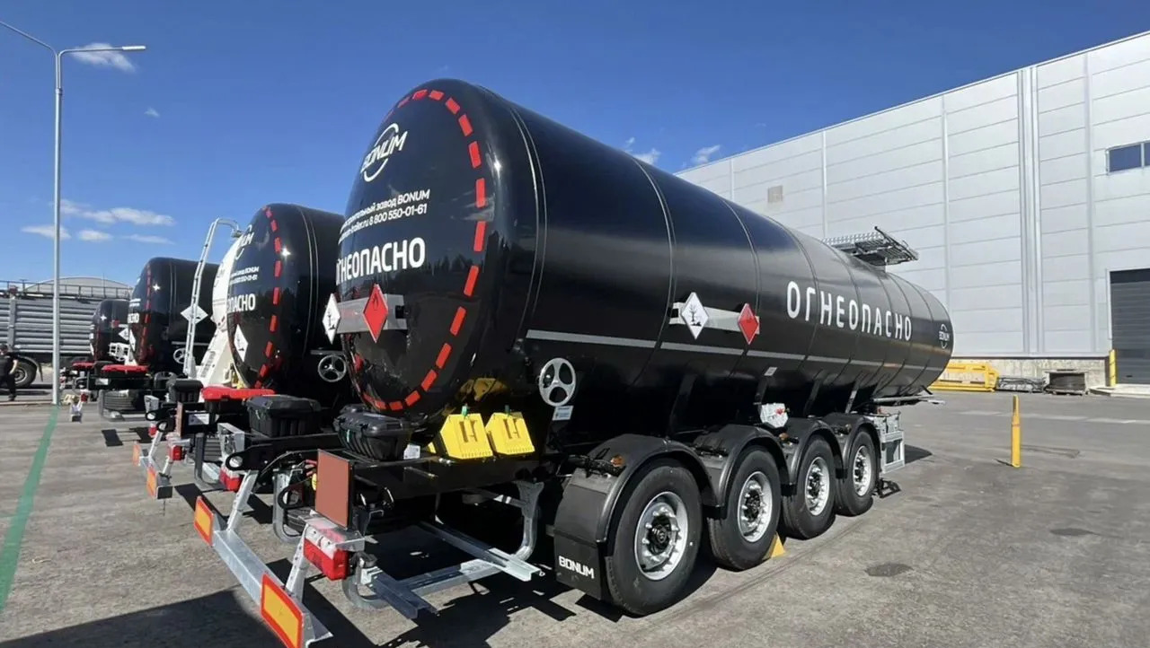 Новый Полуприцеп-цистерна Полуприцеп битумовоз Bonum 32 куб.м, 2024: фото 7