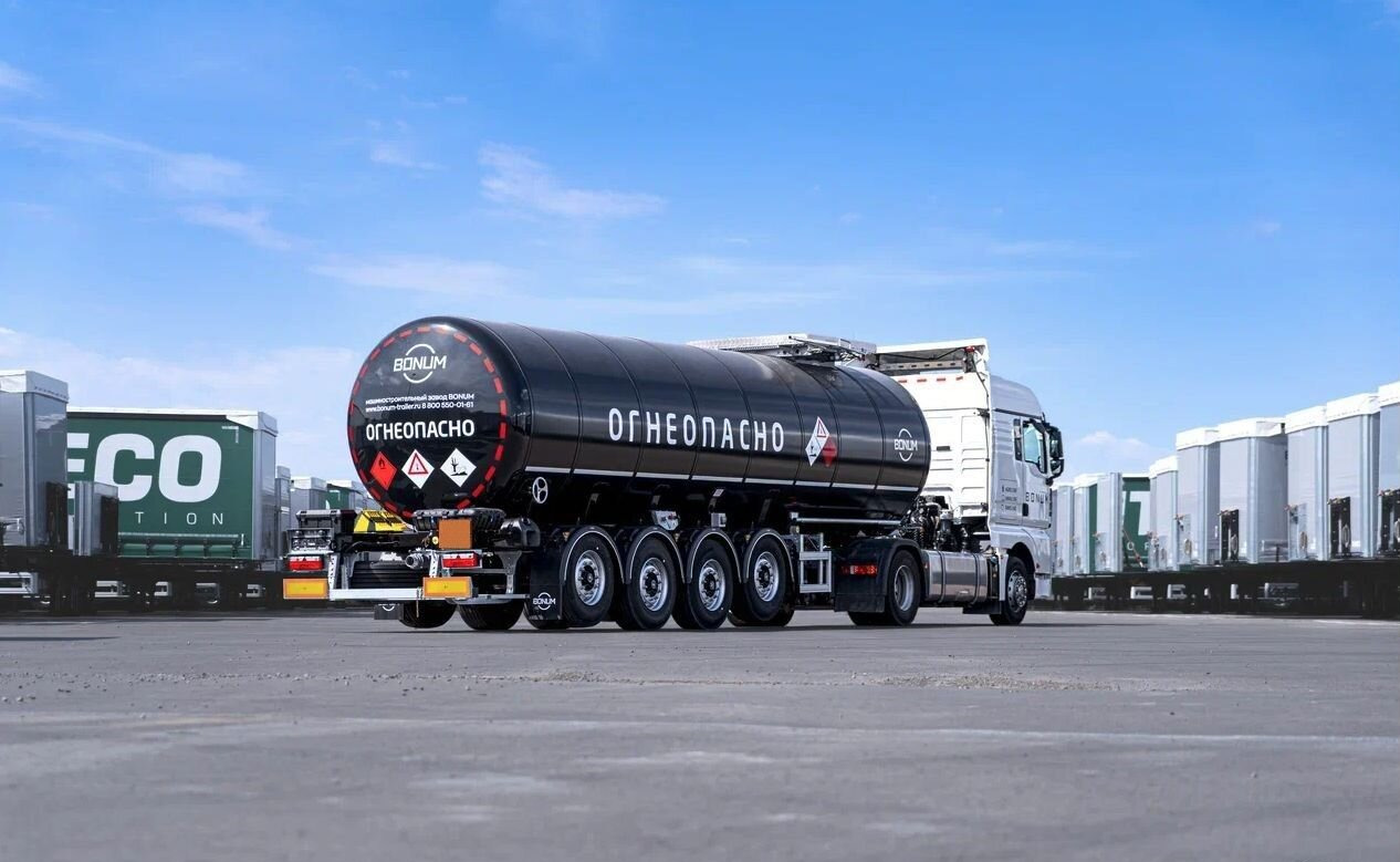 Полуприцеп битумовоз Bonum 32 куб.м, 2024 - Полуприцеп-цистерна: фото 1 Полуприцеп битумовоз Bonum 32 куб.м, 2024 - Полуприцеп-цистерна: фото 1
