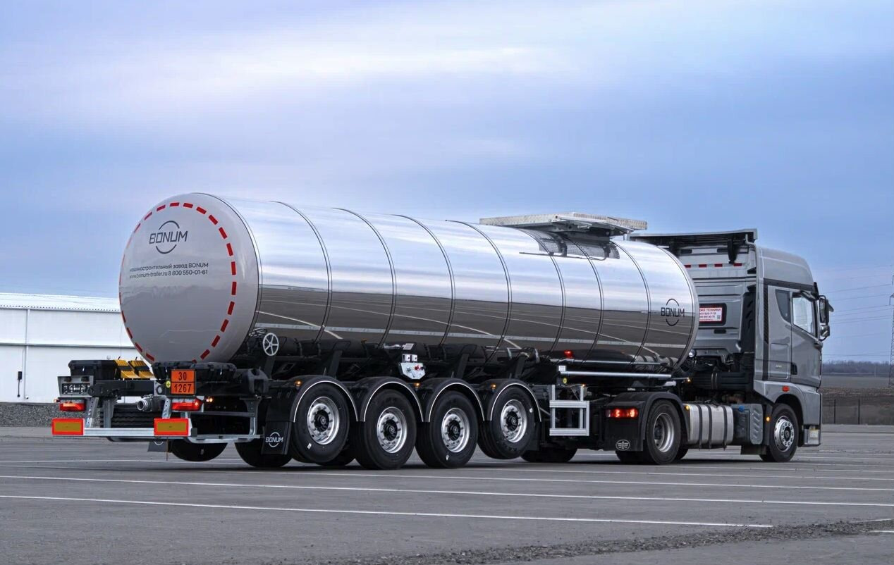 Полуприцеп битумовоз Bonum 32 куб.м, 2024 - Полуприцеп-цистерна: фото 2 Полуприцеп битумовоз Bonum 32 куб.м, 2024 - Полуприцеп-цистерна: фото 2