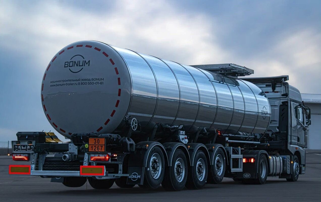Полуприцеп битумовоз Bonum 32 куб.м, 2024 - Полуприцеп-цистерна: фото 1 Полуприцеп битумовоз Bonum 32 куб.м, 2024 - Полуприцеп-цистерна: фото 1