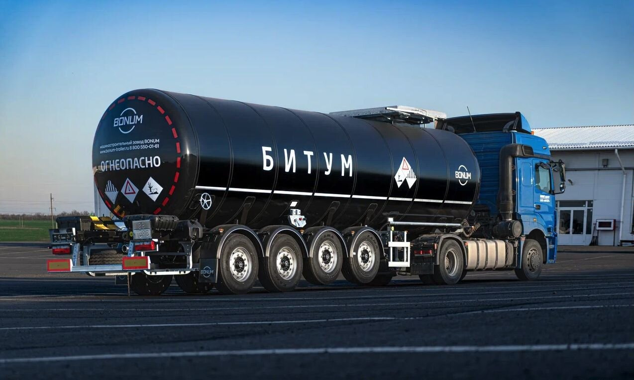 Полуприцеп битумовоз Bonum 914221-01, 2024 - Полуприцеп-цистерна: фото 1