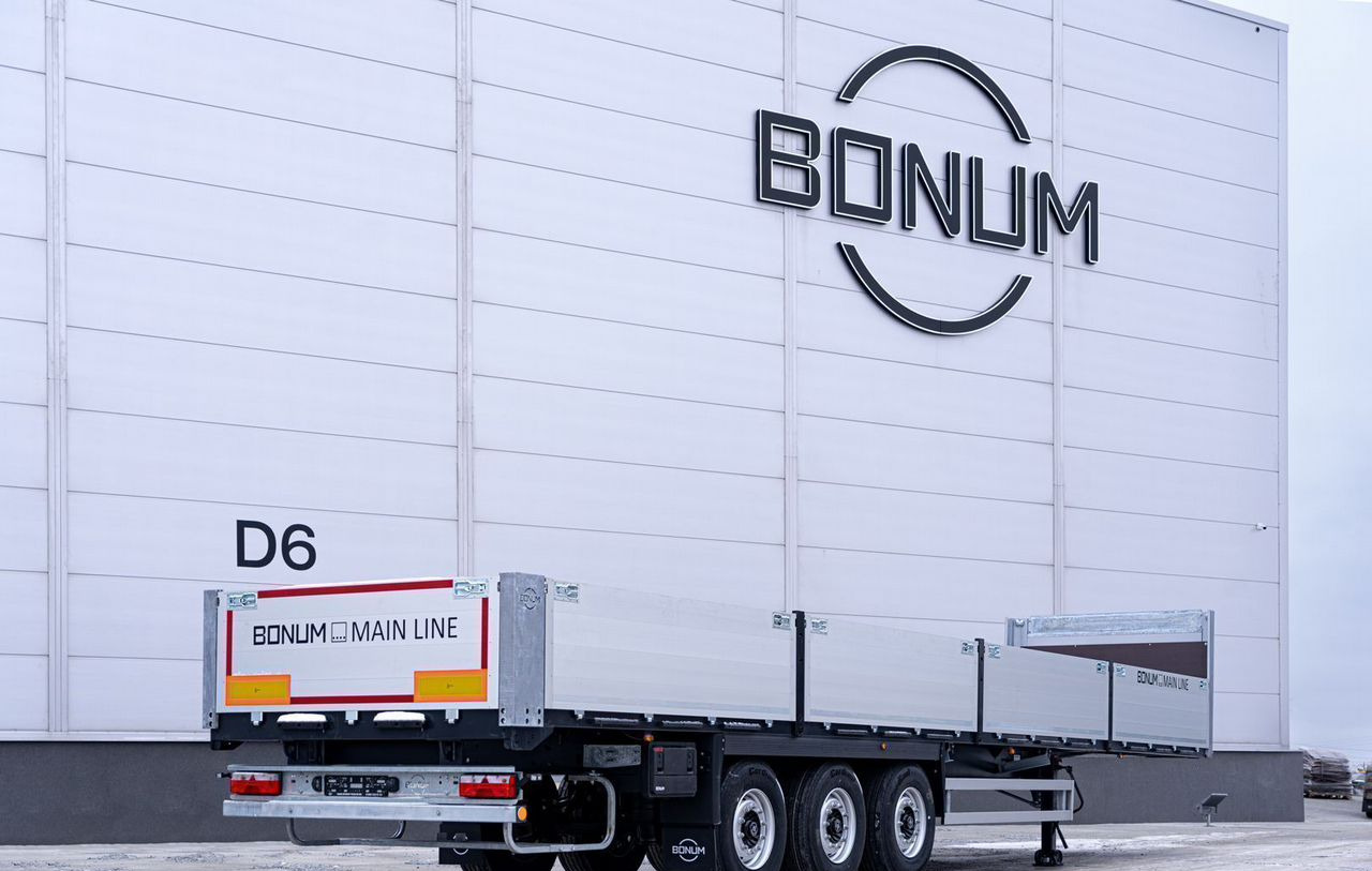 Полуприцеп бортовой Bonum 914296-06, 2024 - Бортовой полуприцеп/ Платформа: фото 1
