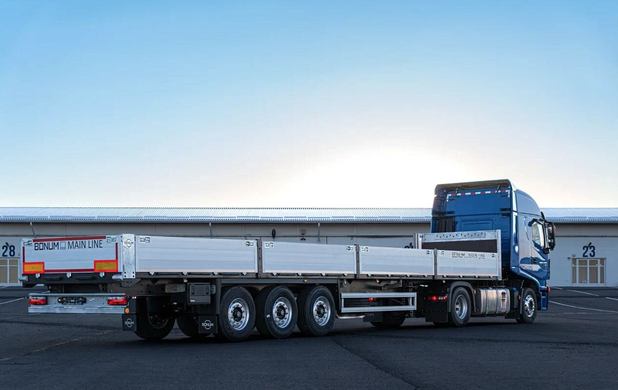 Новый Бортовой полуприцеп/ Платформа Полуприцеп бортовой Bonum 914296-06, 2024: фото 9