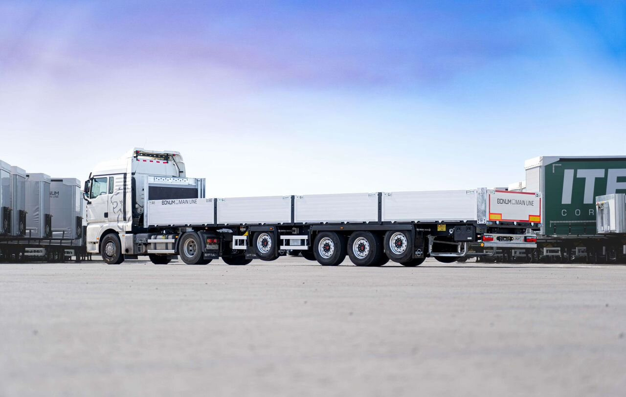 Полуприцеп бортовой Bonum 914296-06, 2024 - Бортовой полуприцеп/ Платформа: фото 1