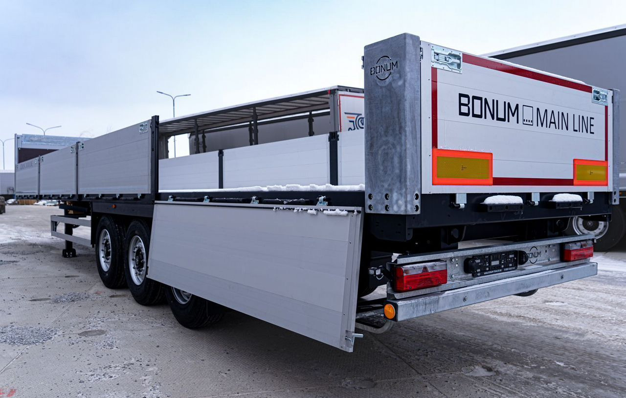 Новый Полуприцеп бортовой/ Платформа Полуприцеп бортовой Bonum 914296-06, 2024: фото 11
