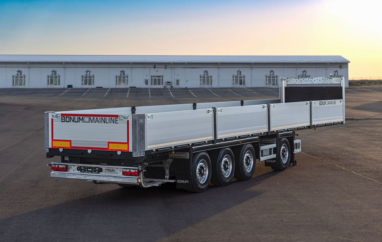 Новый Бортовой полуприцеп/ Платформа Полуприцеп бортовой Bonum 914296-06, 2024: фото 19