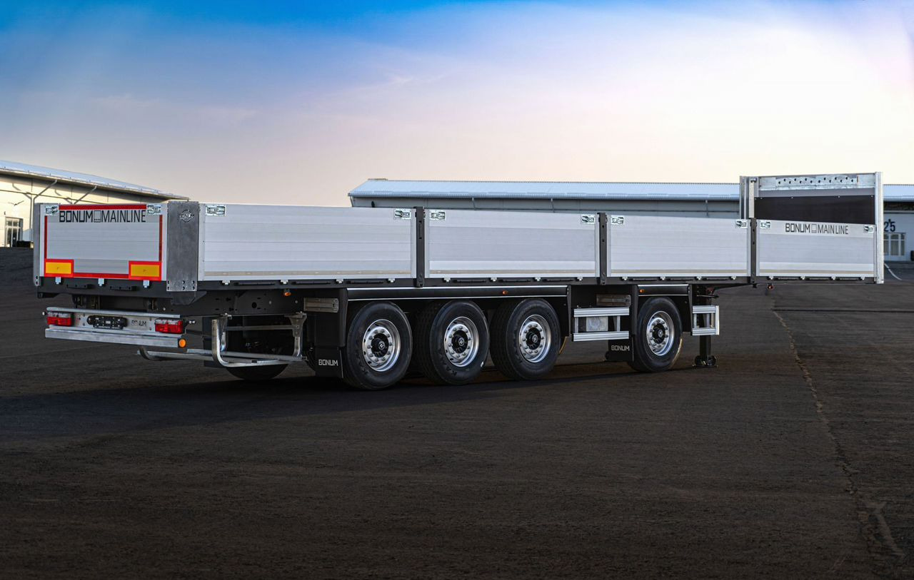 Новый Бортовой полуприцеп/ Платформа Полуприцеп бортовой Bonum 914296-06, 2024: фото 20