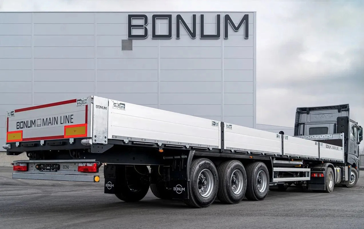 Полуприцеп бортовой Bonum 914296-06, 2024 - Бортовой полуприцеп/ Платформа: фото 1