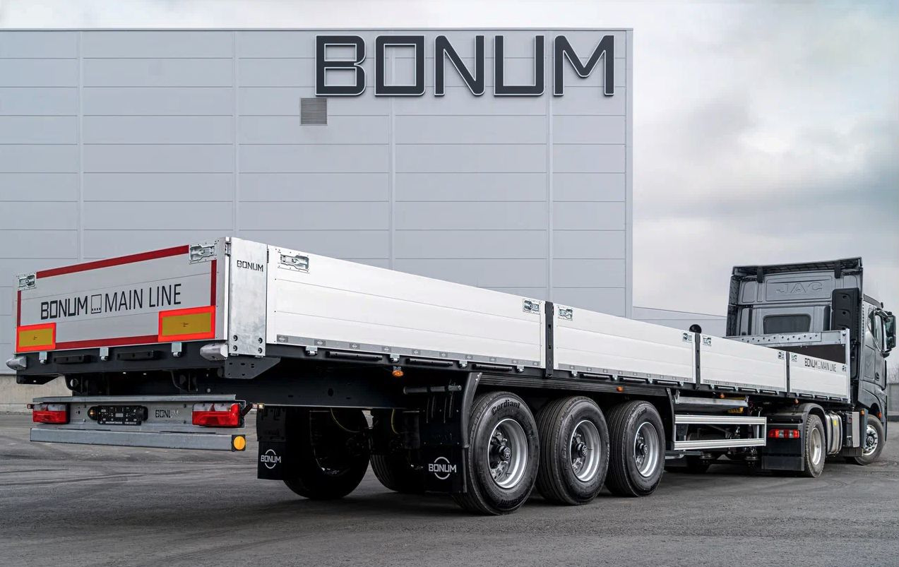 Полуприцеп бортовой Bonum 914296-06, 2024 - Бортовой полуприцеп/ Платформа: фото 1
