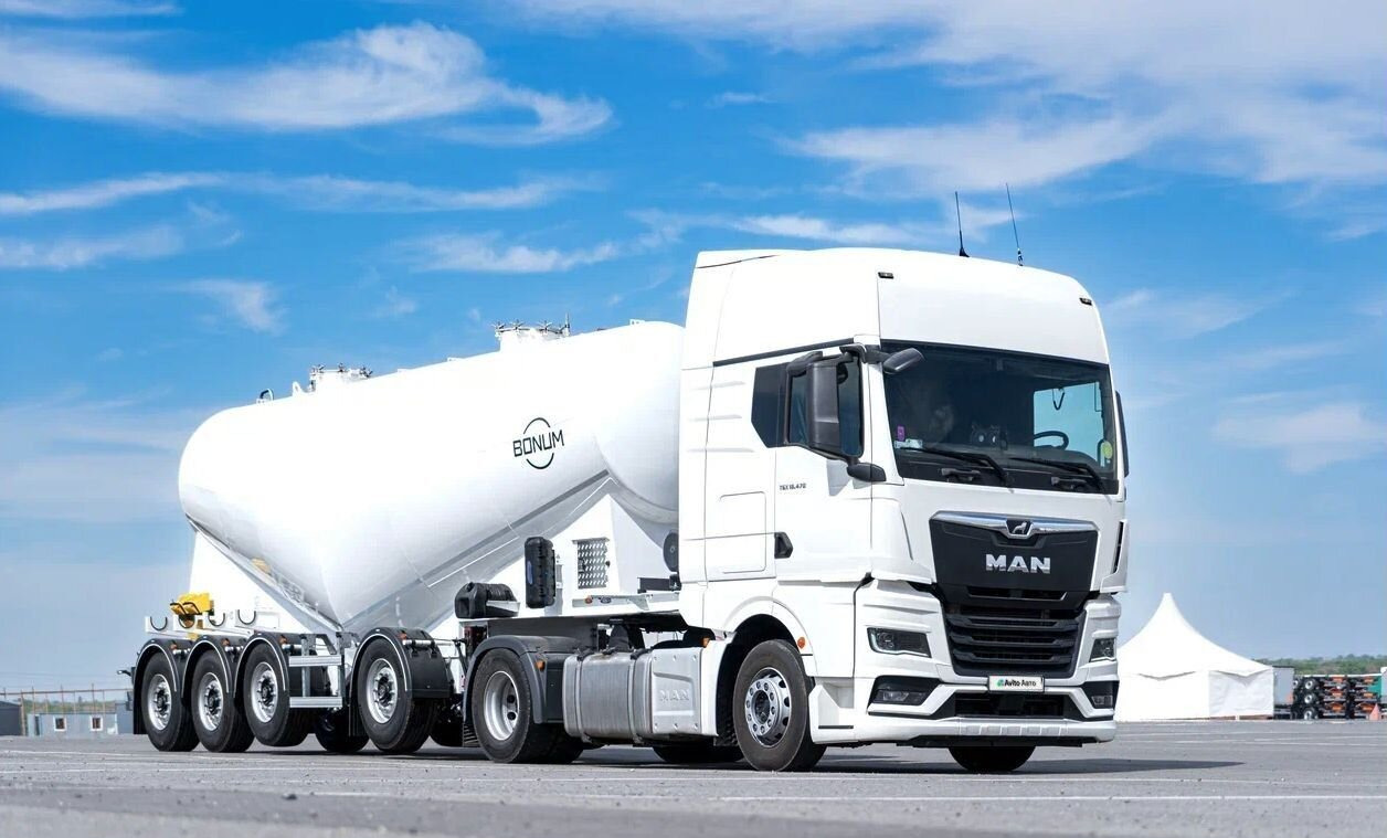 Полуприцеп цементовоз Bonum 34 куб.м, 2025 - Полуприцеп цистерна для сыпучих грузов: фото 2 Полуприцеп цементовоз Bonum 34 куб.м, 2025 - Полуприцеп цистерна для сыпучих грузов: фото 2