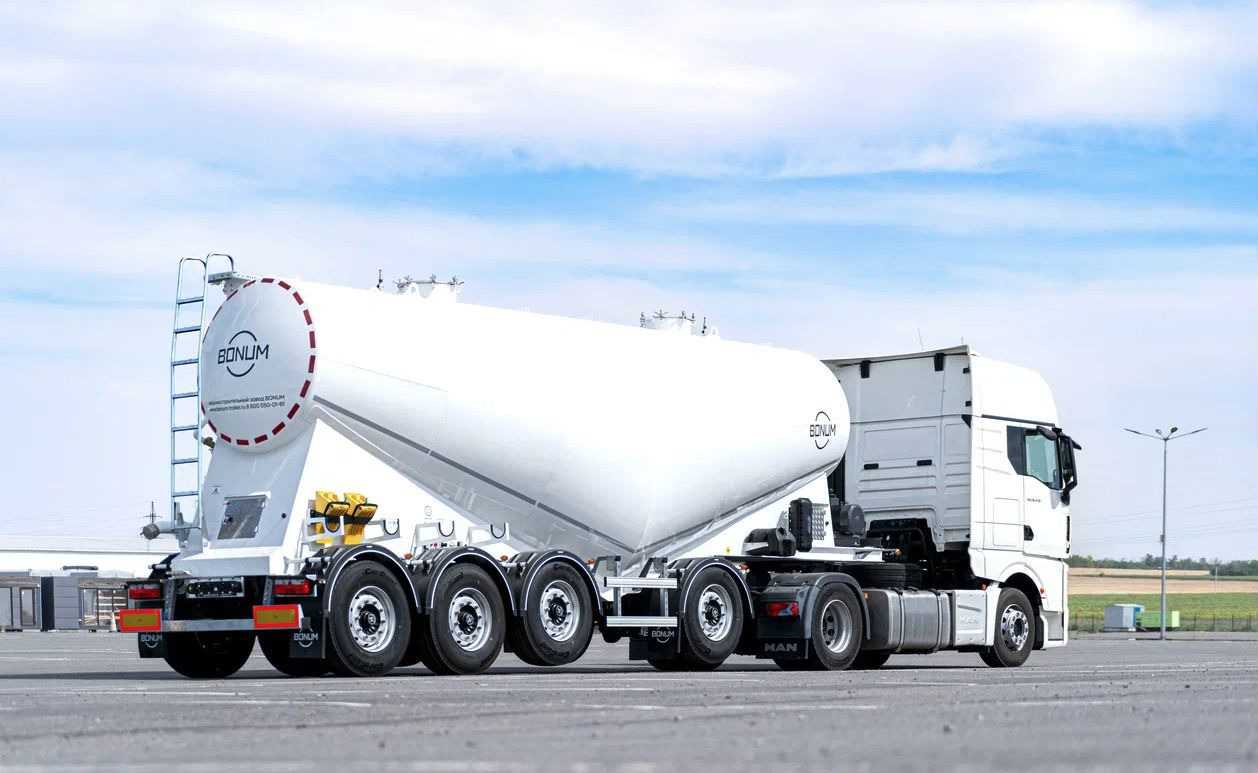 Полуприцеп цементовоз Bonum 34 куб.м, 2025 - Полуприцеп цистерна для сыпучих грузов: фото 3 Полуприцеп цементовоз Bonum 34 куб.м, 2025 - Полуприцеп цистерна для сыпучих грузов: фото 3