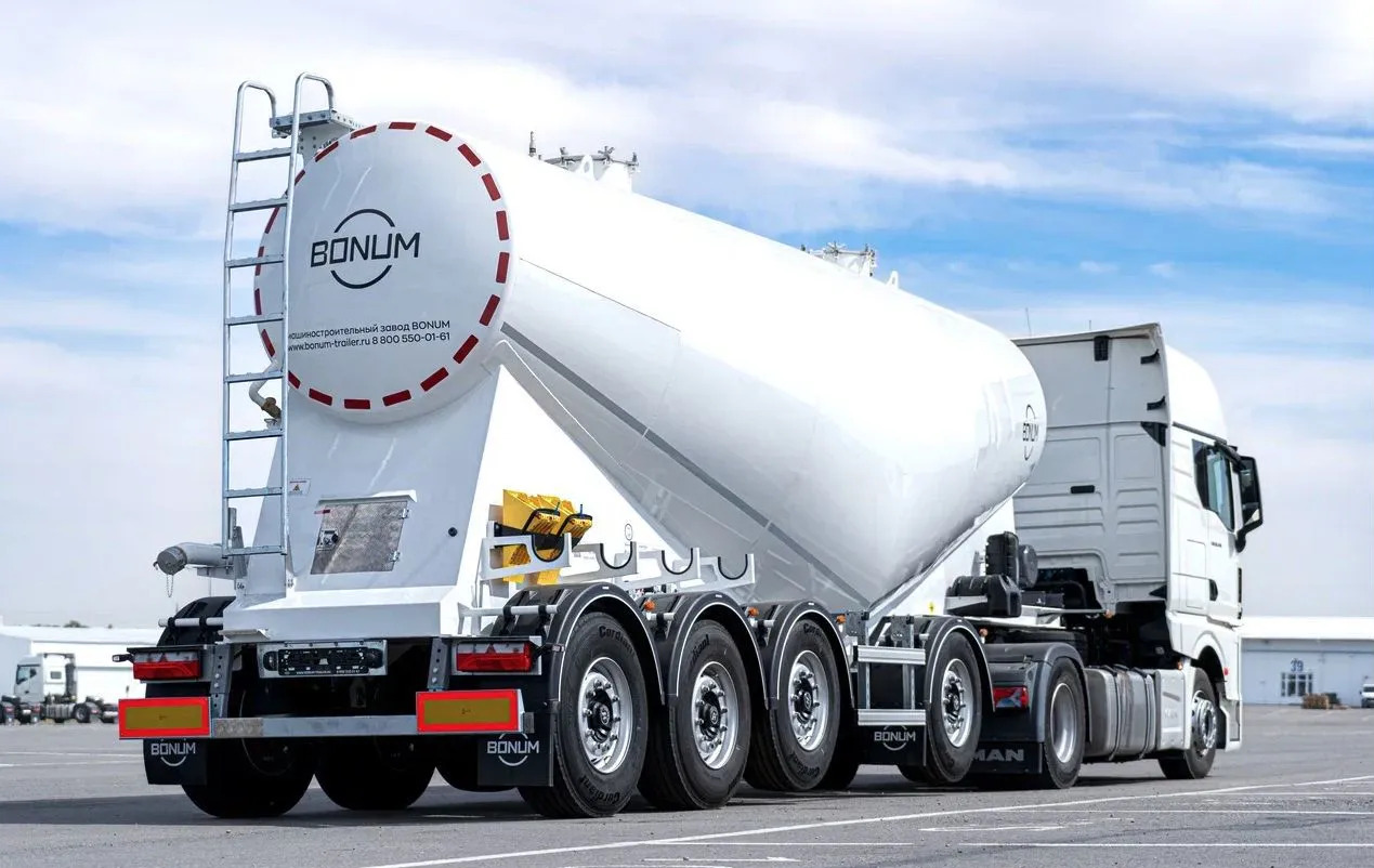Полуприцеп цементовоз Bonum 34 куб.м, 2025 - Полуприцеп цистерна для сыпучих грузов: фото 5 Полуприцеп цементовоз Bonum 34 куб.м, 2025 - Полуприцеп цистерна для сыпучих грузов: фото 5