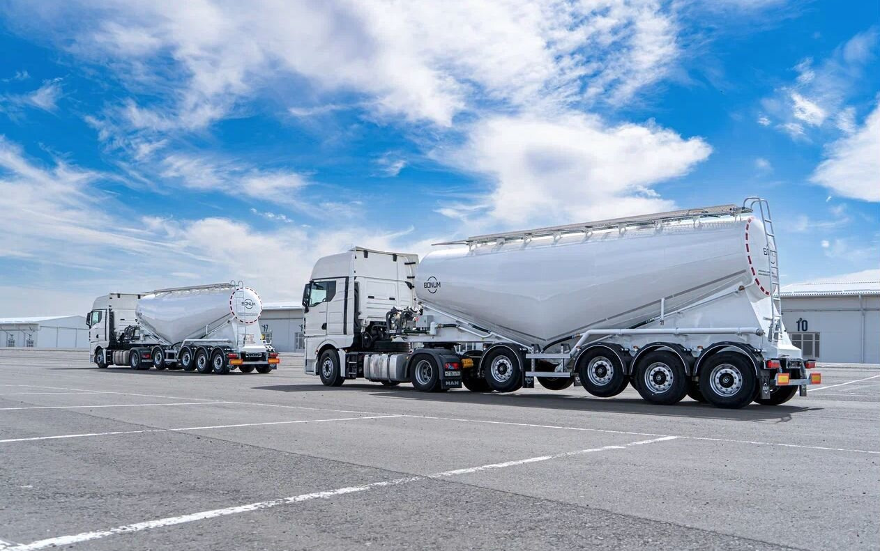 Новый Полуприцеп цистерна для сыпучих грузов Полуприцеп цементовоз Bonum 34 куб.м, 2025: фото 13