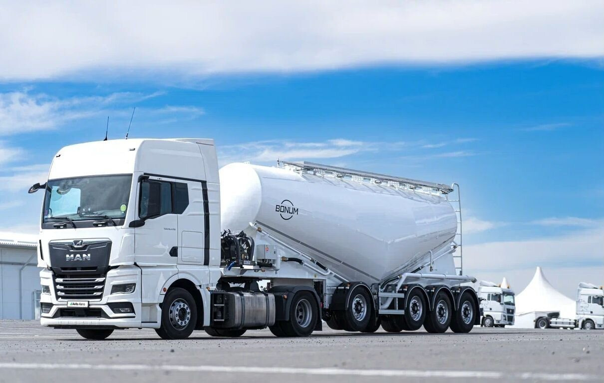 Полуприцеп цементовоз Bonum 34 куб.м, 2025 - Полуприцеп цистерна для сыпучих грузов: фото 1 Полуприцеп цементовоз Bonum 34 куб.м, 2025 - Полуприцеп цистерна для сыпучих грузов: фото 1