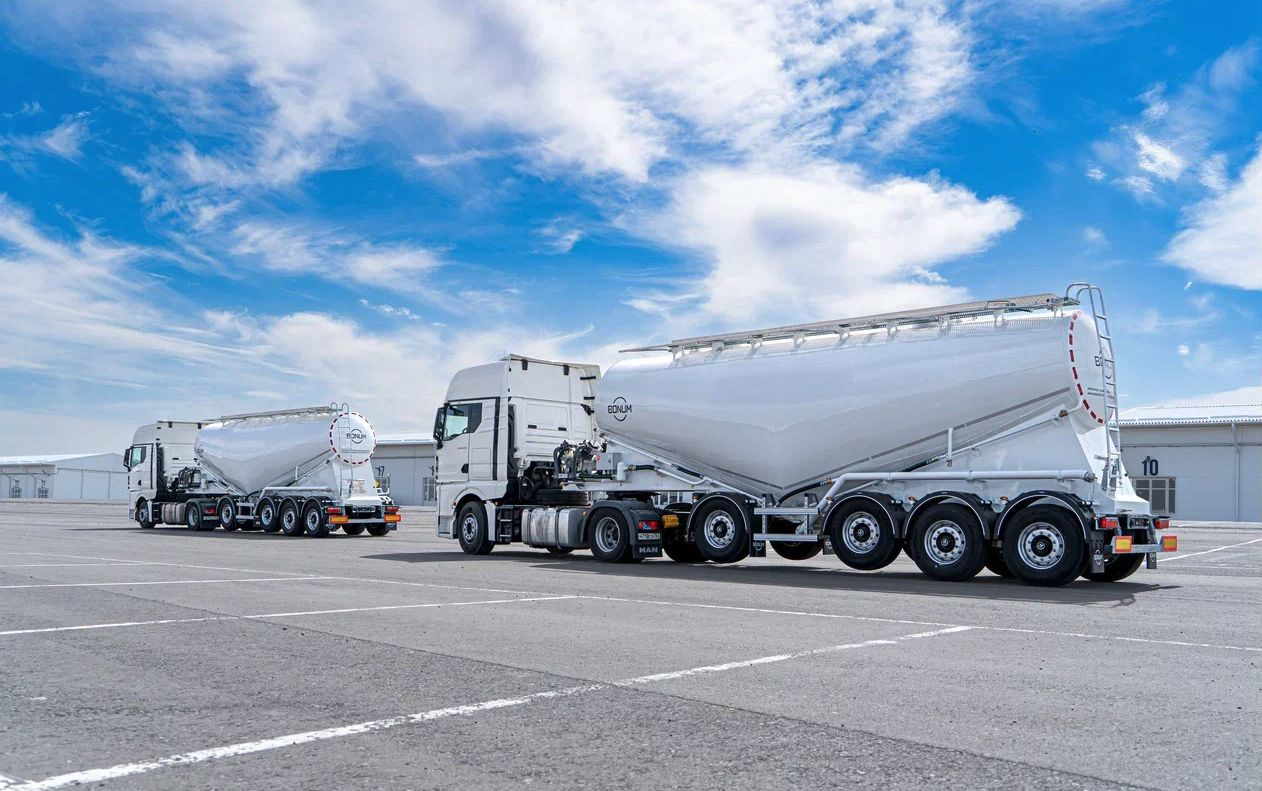 Новый Полуприцеп цистерна для сыпучих грузов Полуприцеп цементовоз Bonum 34 куб.м, 2025: фото 13 Новый Полуприцеп цистерна для сыпучих грузов Полуприцеп цементовоз Bonum 34 куб.м, 2025: фото 13