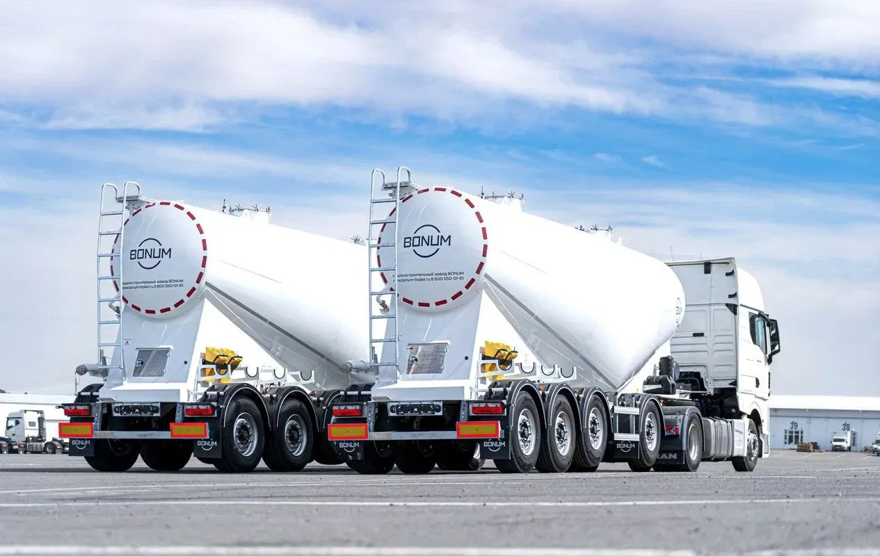 Новый Полуприцеп цистерна для сыпучих грузов Полуприцеп цементовоз Bonum 34 куб.м, 2025: фото 8 Новый Полуприцеп цистерна для сыпучих грузов Полуприцеп цементовоз Bonum 34 куб.м, 2025: фото 8