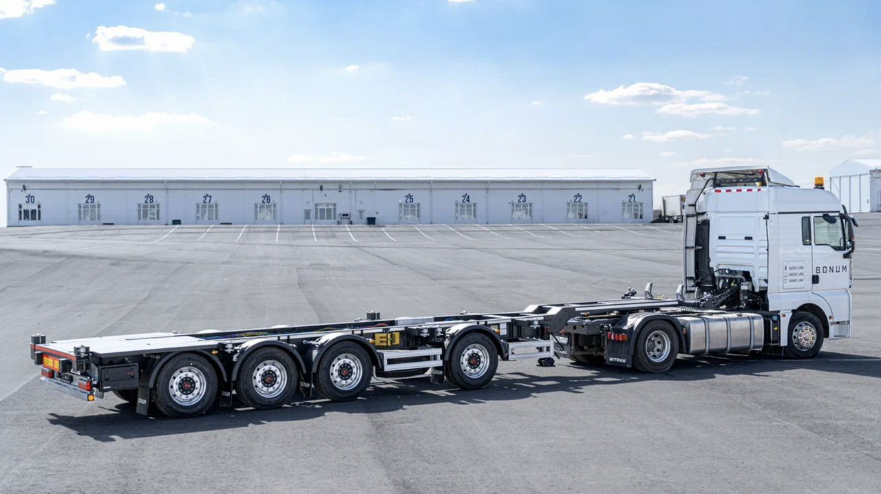 Полуприцеп контейнеровоз Bonum 914295-05, 2024 - Полуприцеп-контейнеровоз/ Сменный кузов: фото 1 Полуприцеп контейнеровоз Bonum 914295-05, 2024 - Полуприцеп-контейнеровоз/ Сменный кузов: фото 1