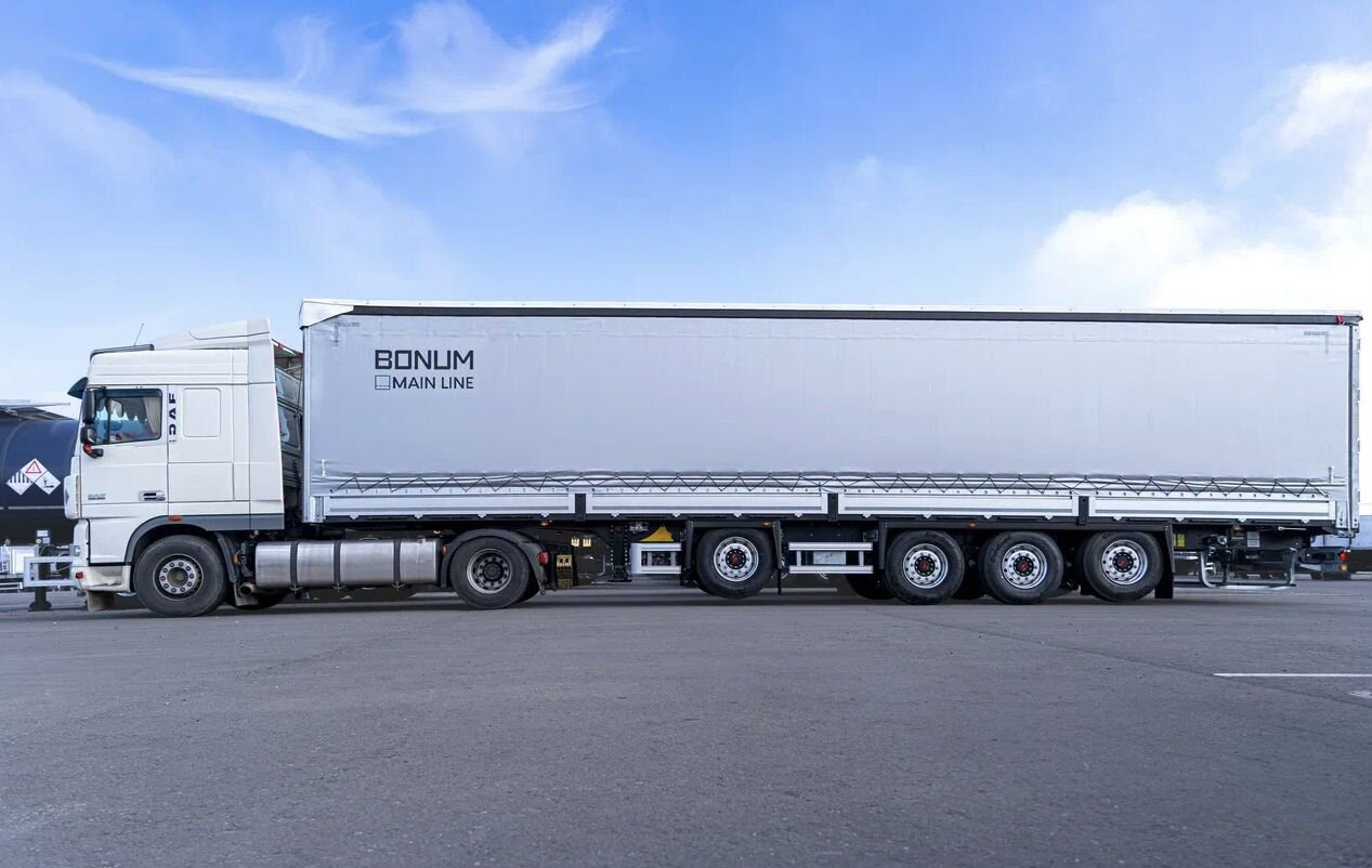 Новый Тентованный полуприцеп Полуприцеп шторно-бортовой Bonum 914296-03, 2025: фото 8