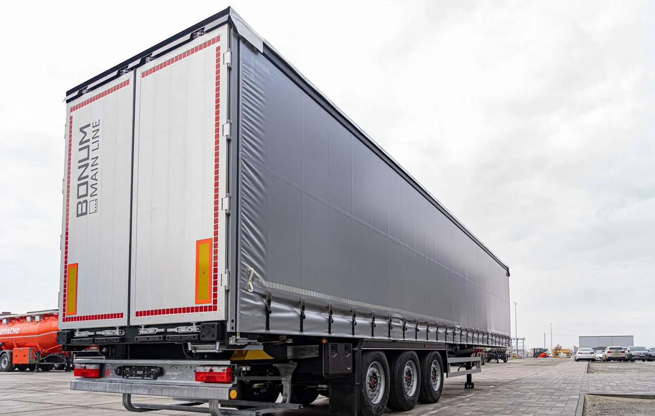 Новый Тентованный полуприцеп Полуприцеп шторный Bonum 914296-04, 2024: фото 14