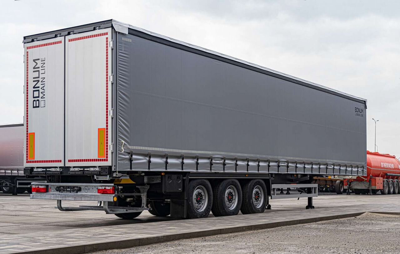 Новый Тентованный полуприцеп Полуприцеп шторный Bonum 914296-04, 2024: фото 12