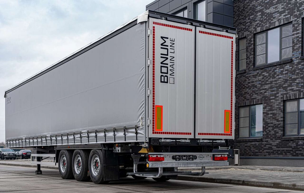 Новый Тентованный полуприцеп Полуприцеп шторный Bonum 914296-04, 2024: фото 9