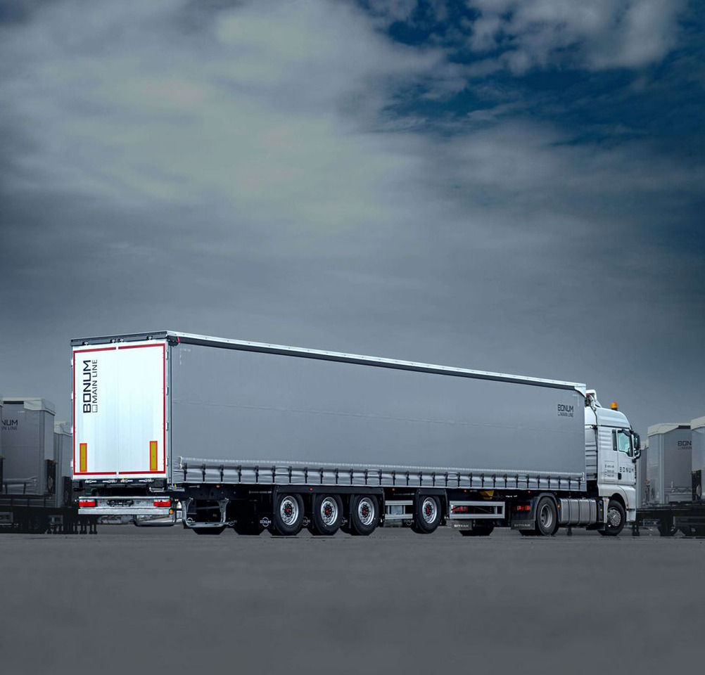 Полуприцеп шторный Bonum 914296-04, 2024 - Тентованный полуприцеп: фото 1