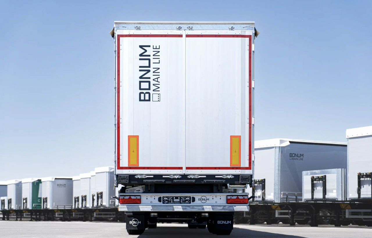 Новый Тентованный полуприцеп Полуприцеп шторный Bonum 914296-04, 2024: фото 8