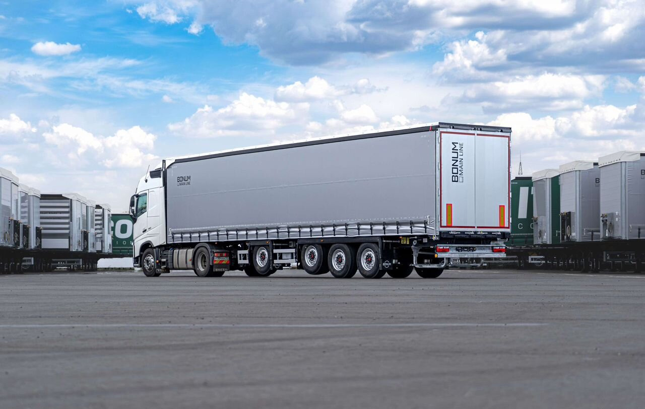 Новый Тентованный полуприцеп Полуприцеп шторный Bonum 914296-04, 2024: фото 7