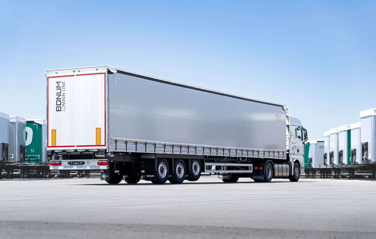Полуприцеп шторный Bonum 914296-04, 2024 - Тентованный полуприцеп: фото 1