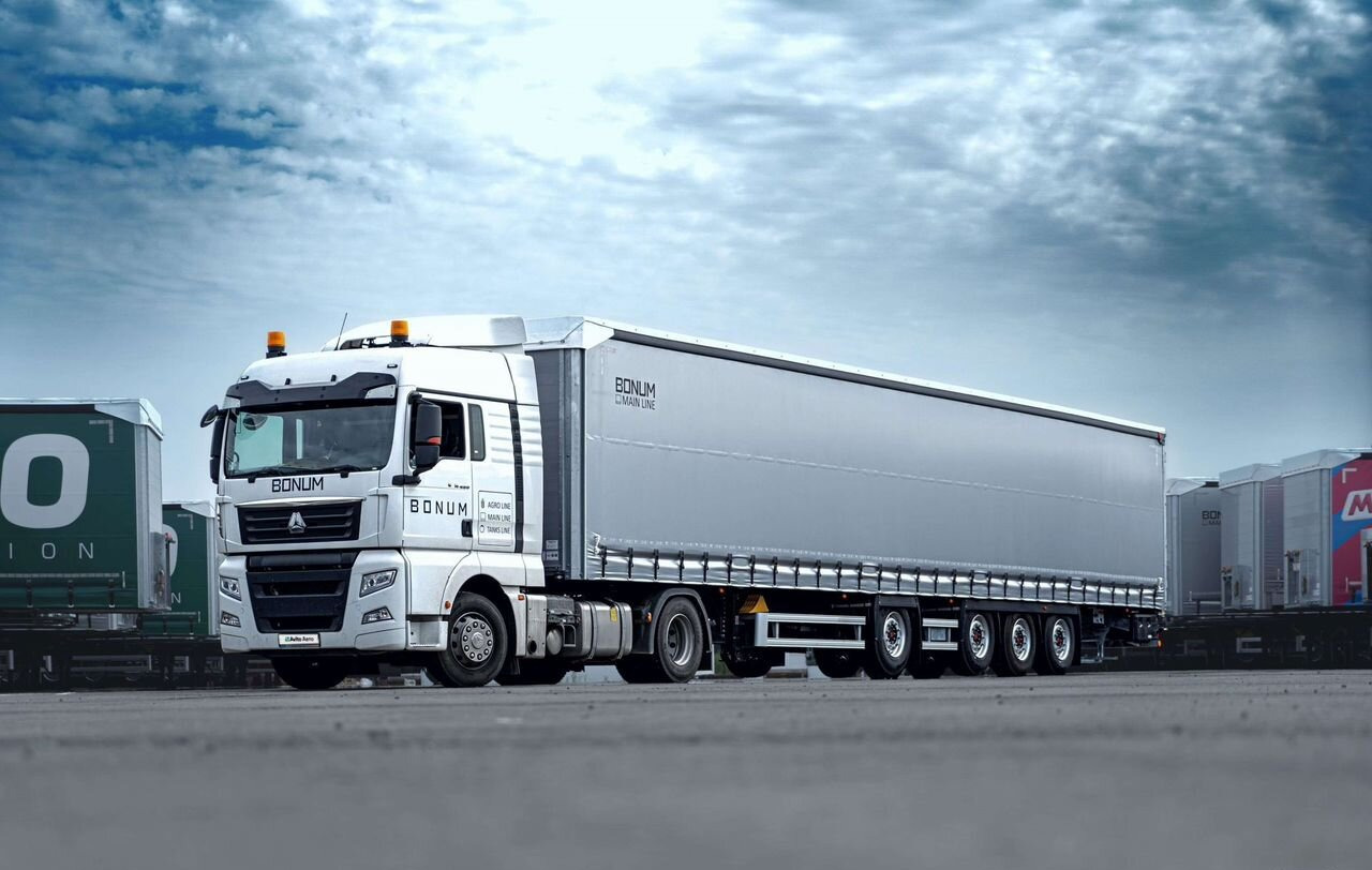 Полуприцеп шторный Bonum 914296-04, 2024 - Тентованный полуприцеп: фото 1