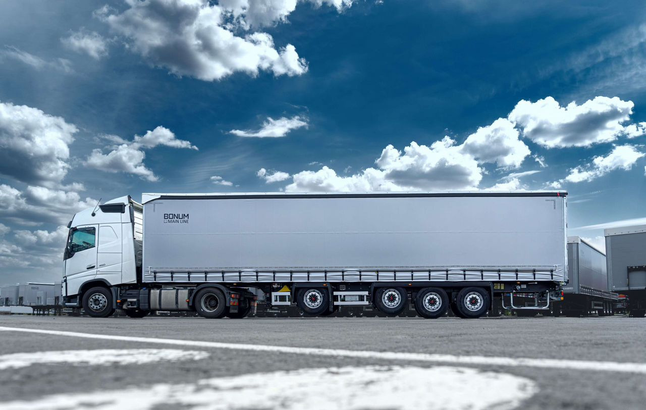 Новый Тентованный полуприцеп Полуприцеп шторный Bonum 914296-04, 2024: фото 6